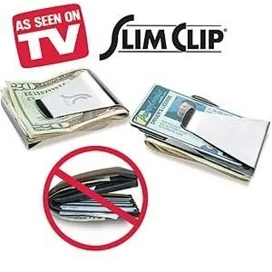 Paslanmaz Çelik Cüzdan Slim Clip (4745)-4