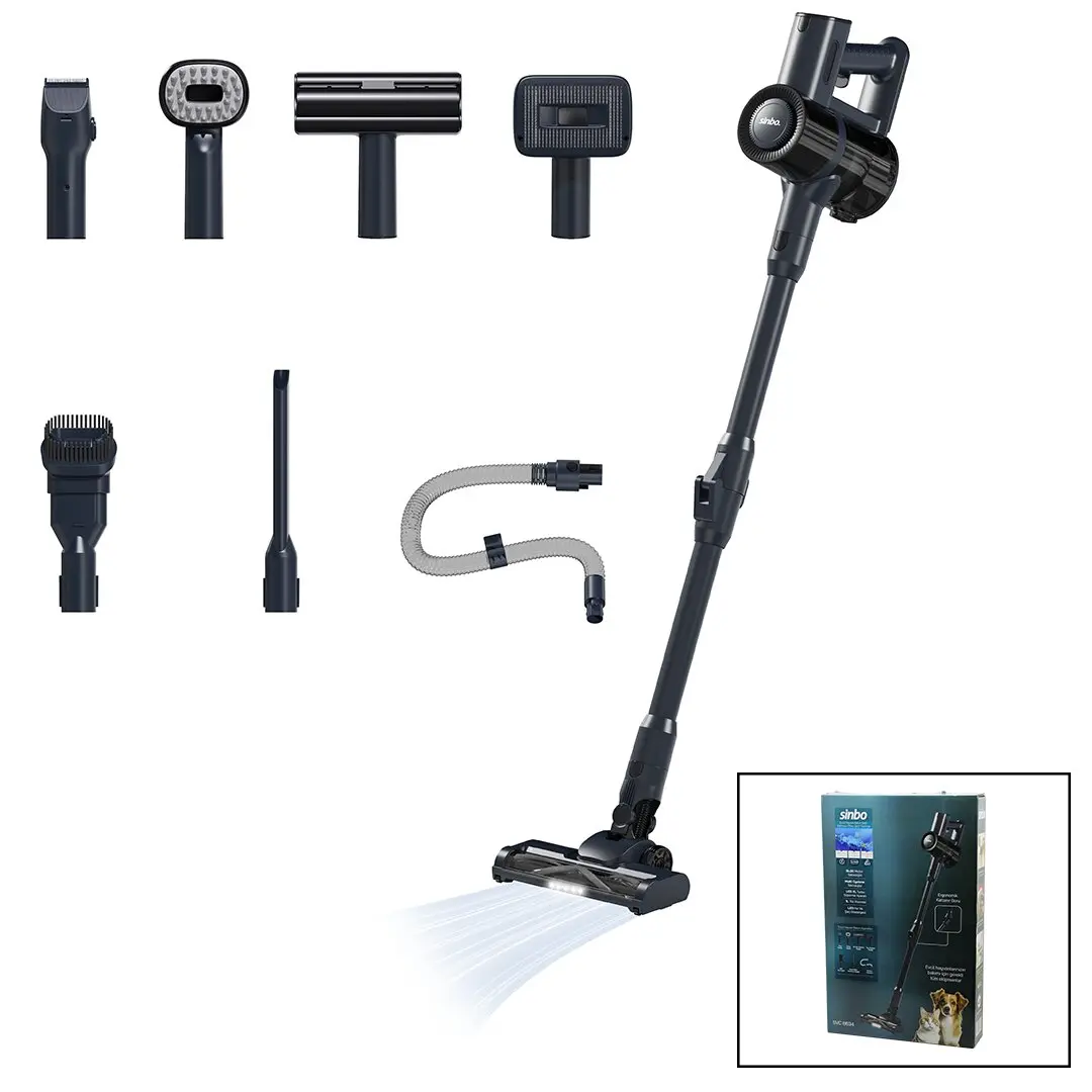 KABLOSUZ SARJLI SÜPÜRGE 1LT HAZNE DİKEY SARJ SVC-8634 (4745)