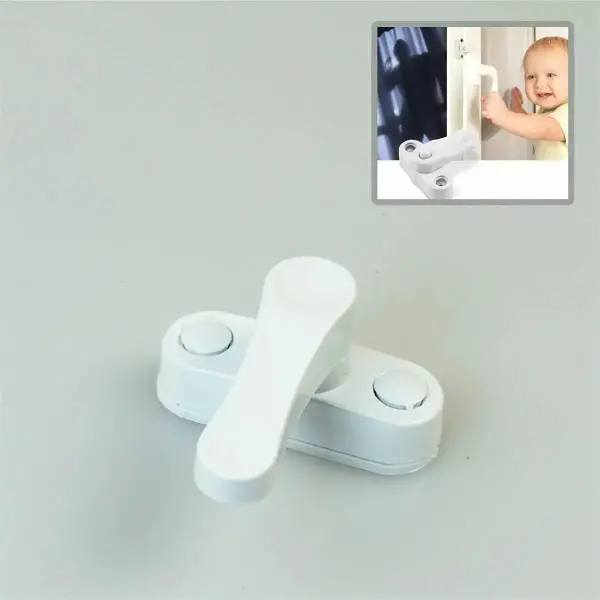 PVC Pimapen Pencere Cam Balkon Kapısı Güvenli Emniyet Kilidi (4745)
