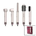 ROSE GOLD AİR BRUSH 5İN1=BUKLE-HACİMLE-DÜZLEŞTİR-2-FIRÇA SAÇ KURUTMA - ŞEKİL MAKİNESİ 1300W3-KDM.HIZ - DERECE SHD-1729 (4745)-1