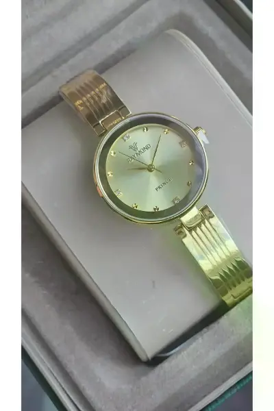 Rym-211699 Kadın Kol Saati - Paslanmaz Çelik Kasa Ve Kordon - 2 Yıl Garanti C GOLD-R206