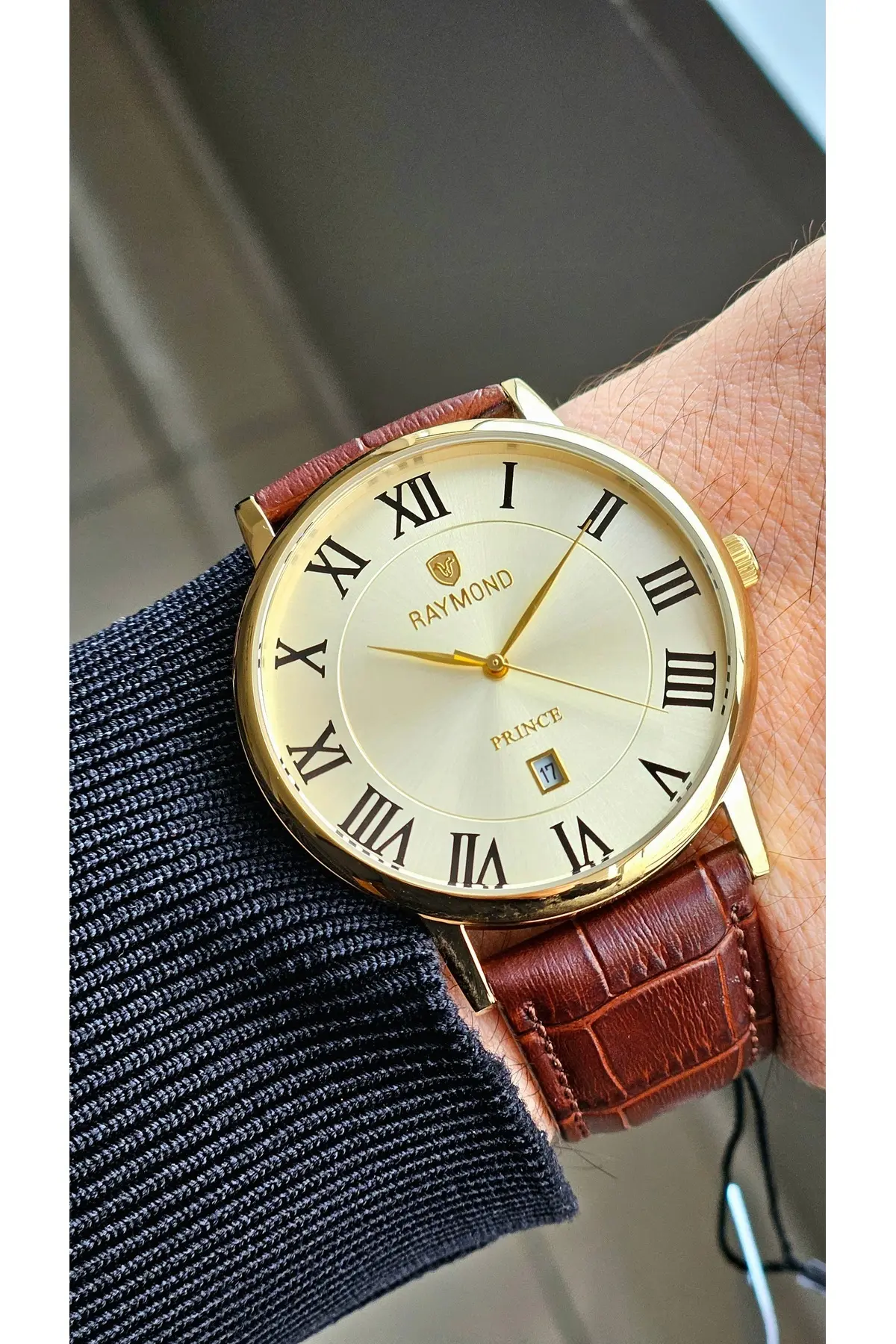 ERKEK ROMA RAKAMLI KLASİK RETRO SAAT - RYM-631820 GOLD