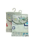 ÇİF KANAT PVC BANYO PERDESİ 2  PARÇA  X 90X180CM - 12 HALKALI (4745)-1