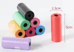 12 li Köpek Dışkı Poşet Düz Renkli Set (4745)-3