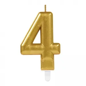 4 Rakam Mum Gold Renk (4745)