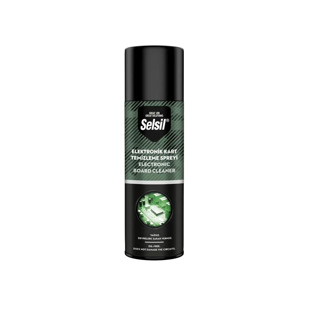 SELSİL ELEKTRONİK KART TEMİZLEME SPREYİ 500ML  YAĞSIZ - DEVRELERE ZARAR VERMEZ (4745)