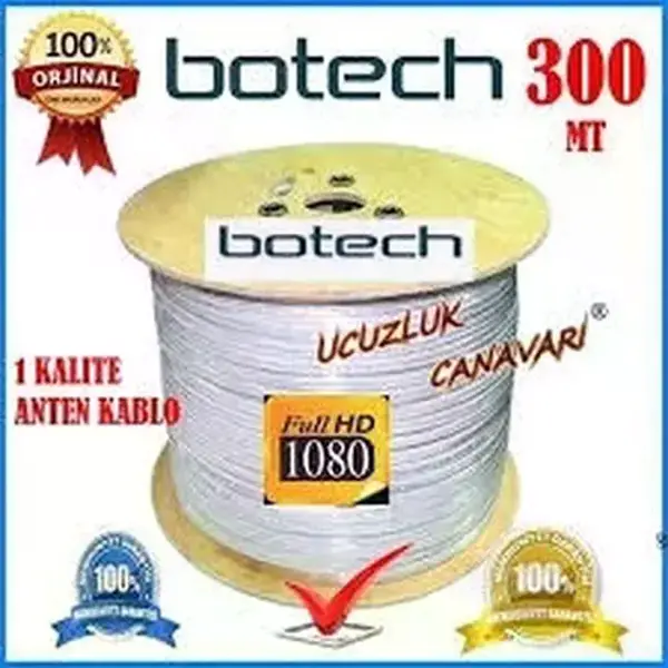 300MT KOAKSİYEL UYDU ANTEN KABLO RG 6/U4L (4745)