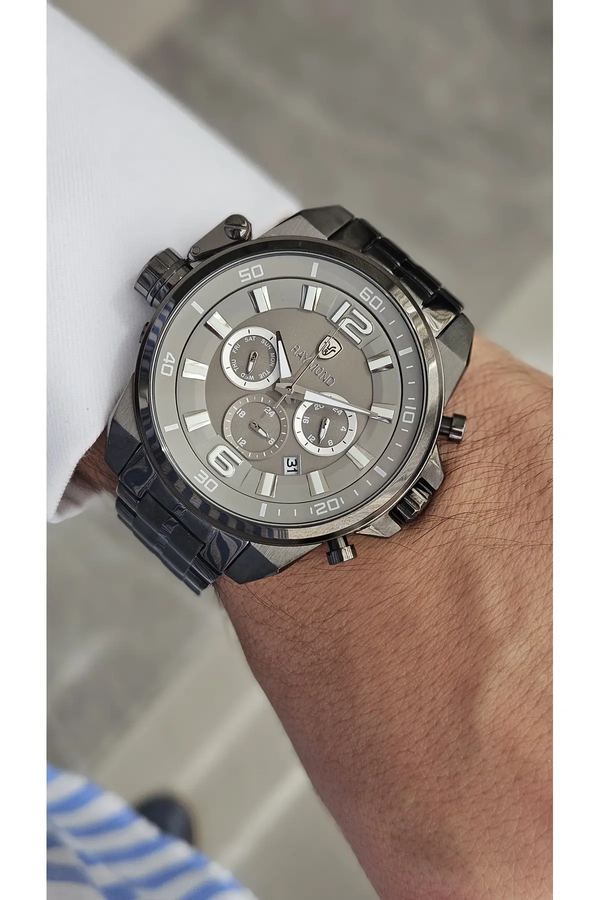 RYM-4702 ERKEK SPOR SAAT GREY