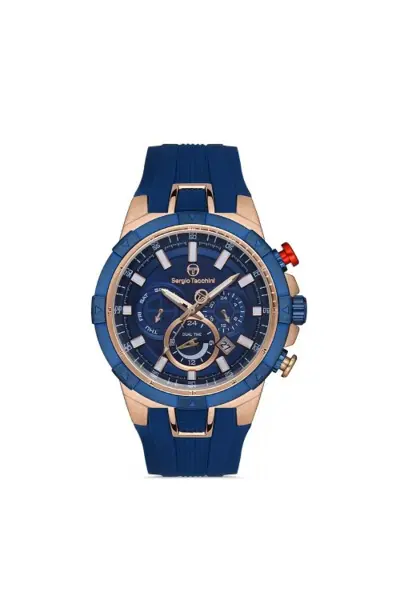 St.1.10331.1 Dual Time Fonksiyonlar Aktif Silikon Kordon Lacivert Erkek Kol Saati