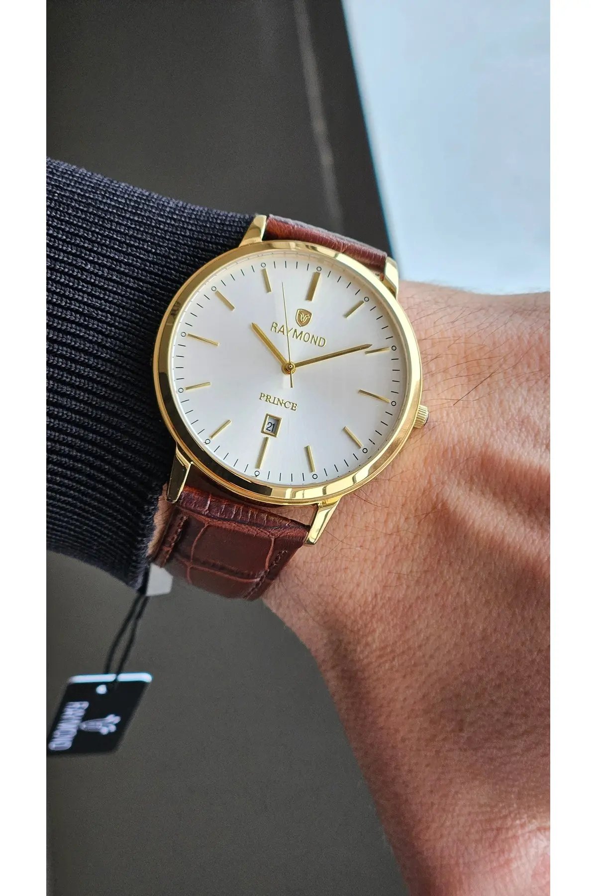 ERKEK KOL SAATİ- QUARTZ KLASİK RYM-4819 - GARANTİLİ - ÖZEL GOLD BRW-W