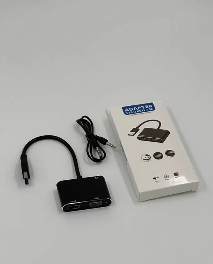 Usb Hdmi+Vga+Aux Çevirici ZR702
