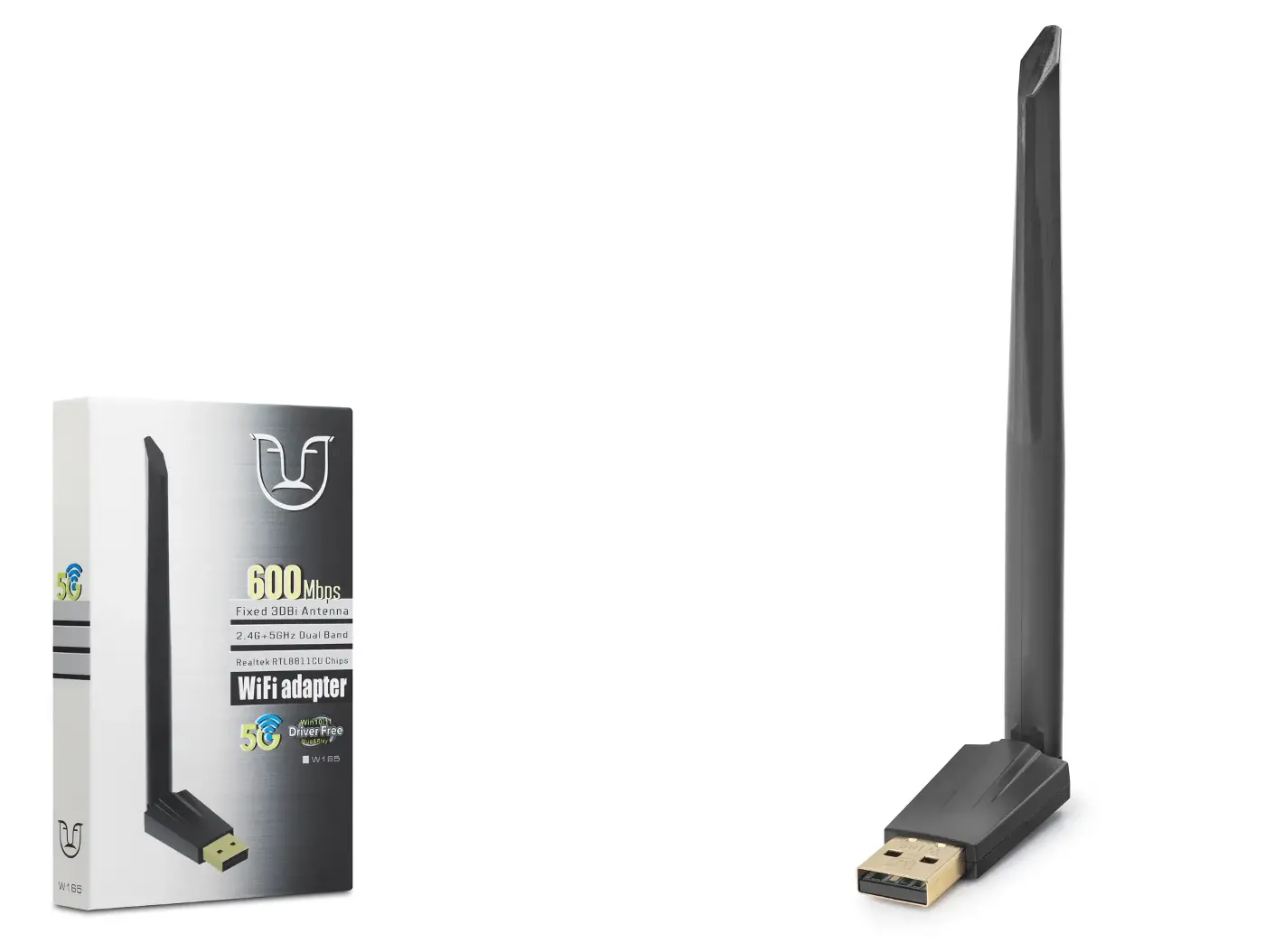Usb Wifi Adaptör 600 Mbps Ac Dual Band W165