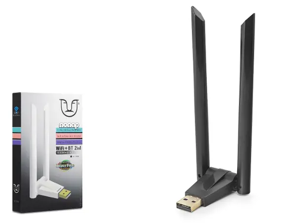 Usb Wifi Bluetooth Adaptör 600 Mbps Dual Band Bt 4.2 W168