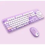 Hello Bear Mor Klavye Mouse Set-2