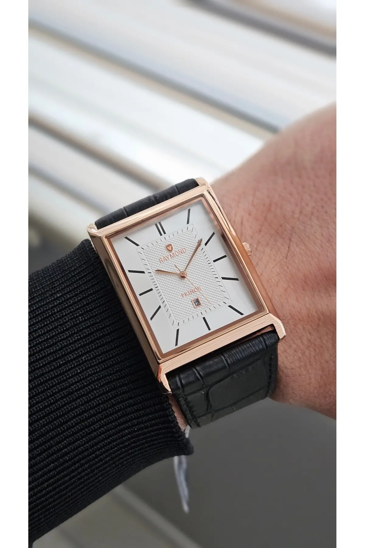 -RYM 3559 YENİ SEZON ERKEK KOL SAATİ- KLASİK MODEL RG-BK-W
