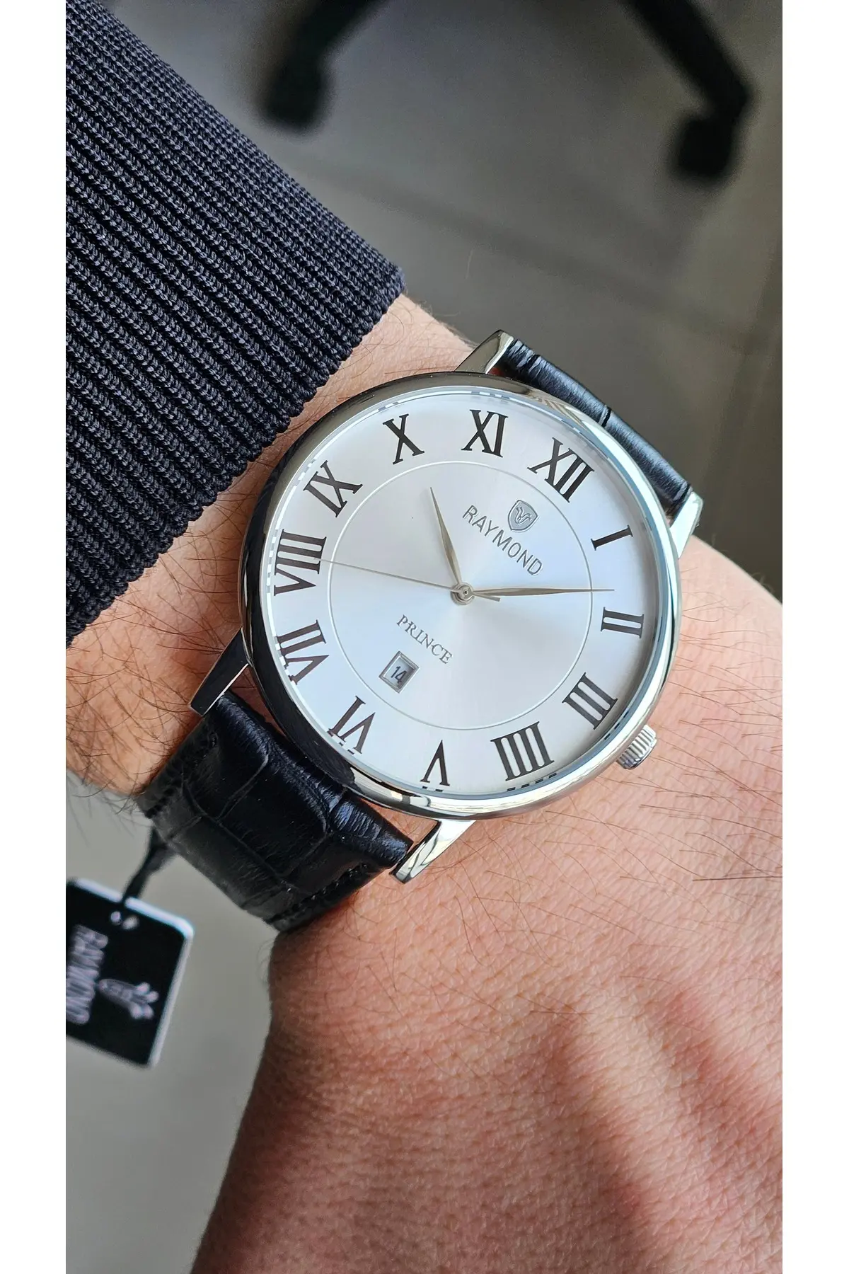 ERKEK ROMA RAKAMLI KLASİK RETRO SAAT - RYM-631820 SS-BK-W