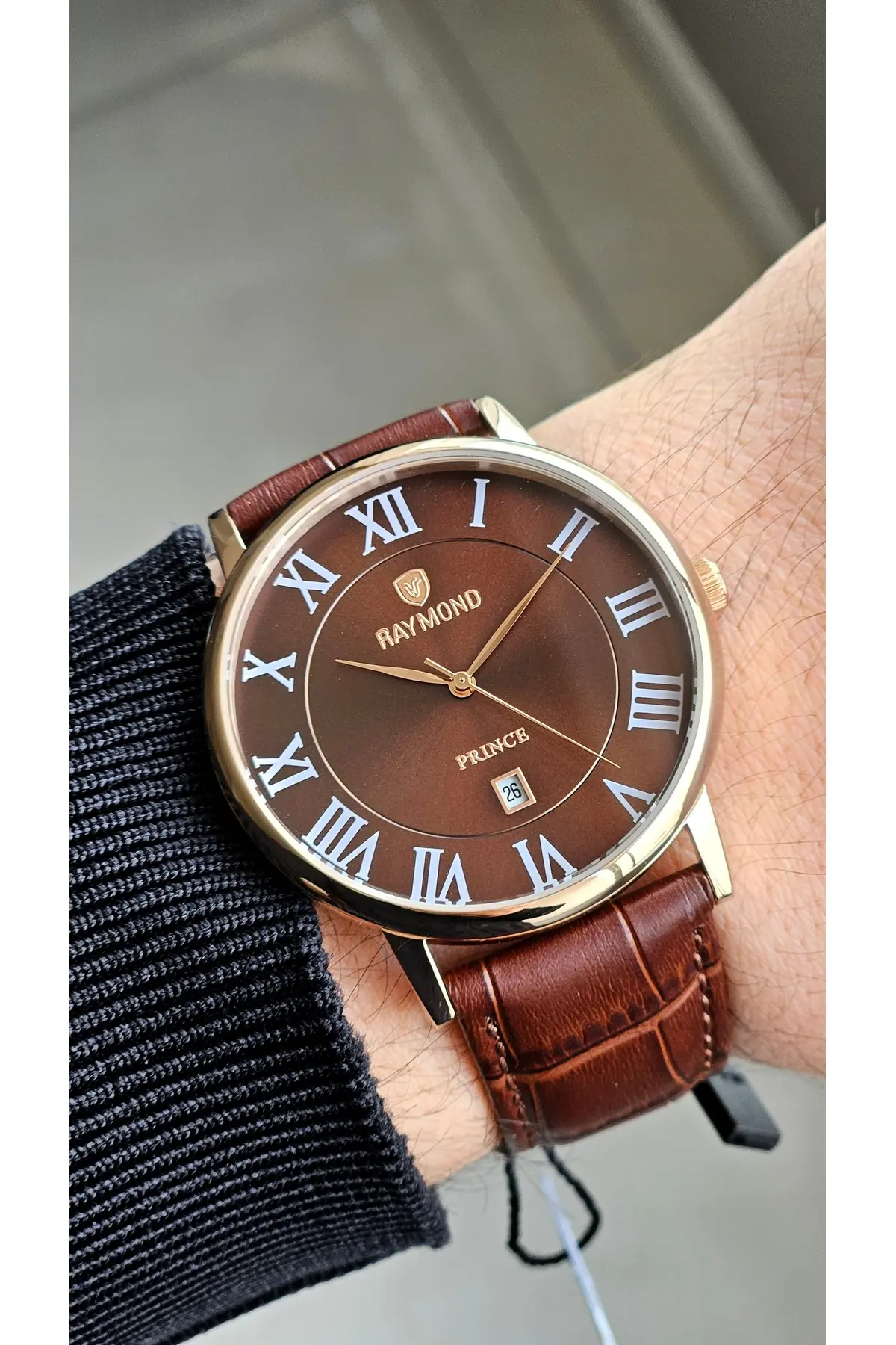 ERKEK ROMA RAKAMLI KLASİK RETRO SAAT - RYM-631820 RG-BRW