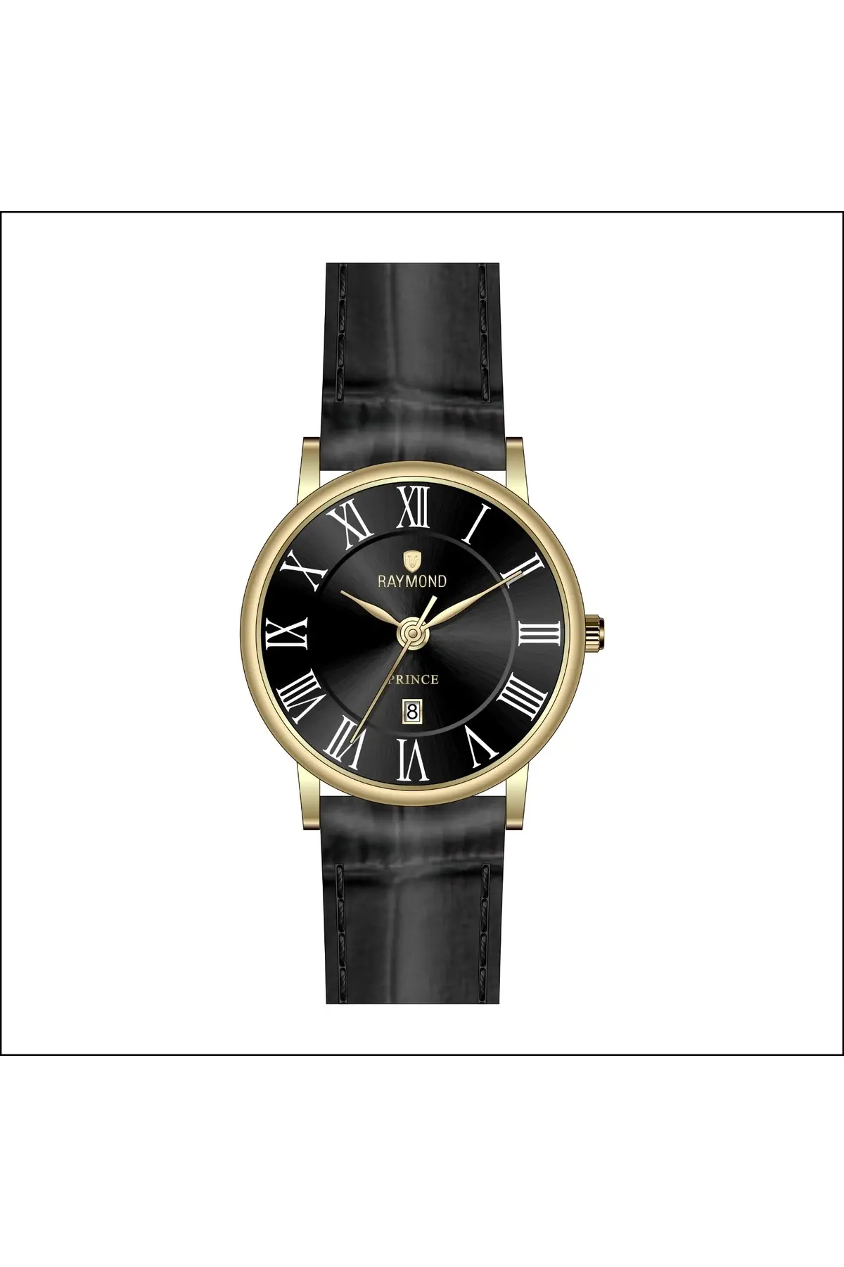 ERKEK ROMA RAKAMLI KLASİK RETRO SAAT - RYM-631820 GOLD BK