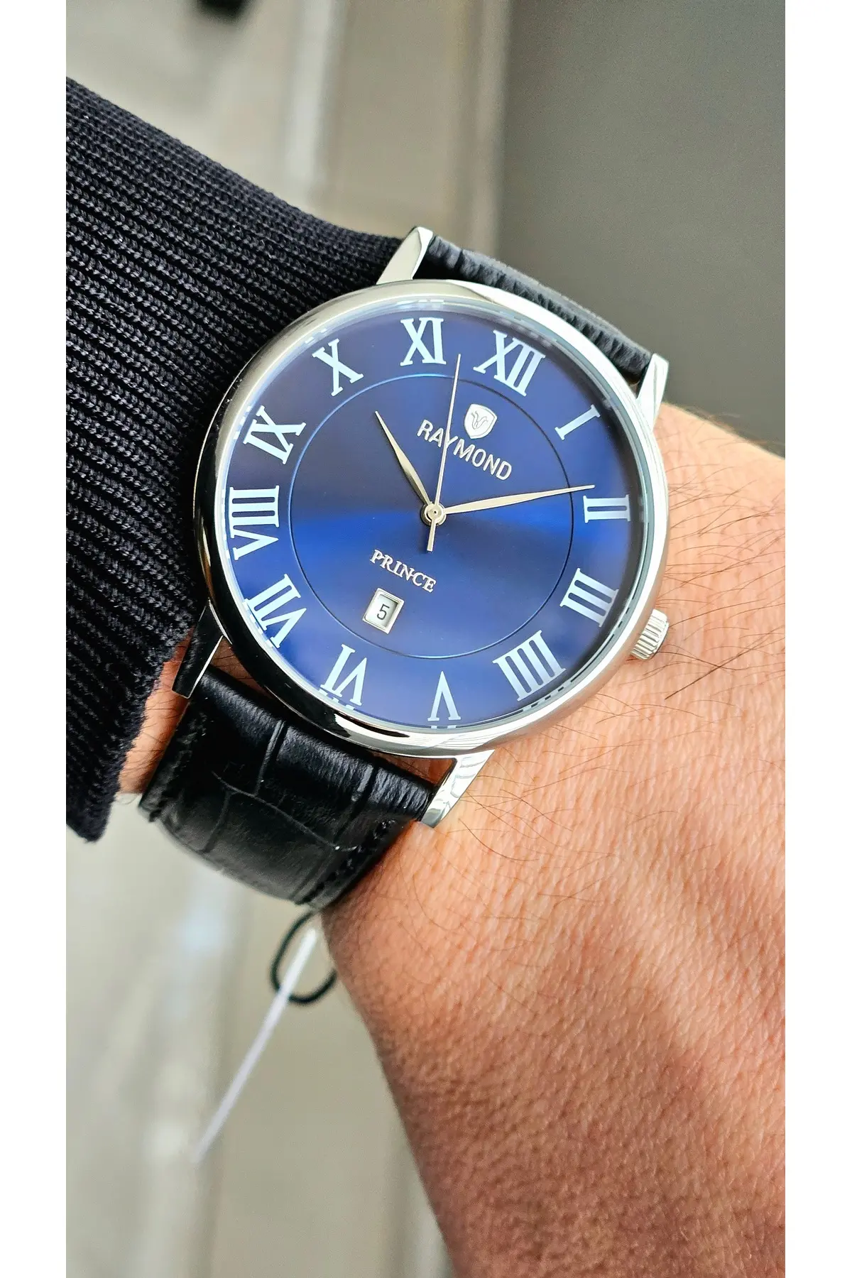 ERKEK ROMA RAKAMLI KLASİK RETRO SAAT - RYM-631820 SS-BK-BL