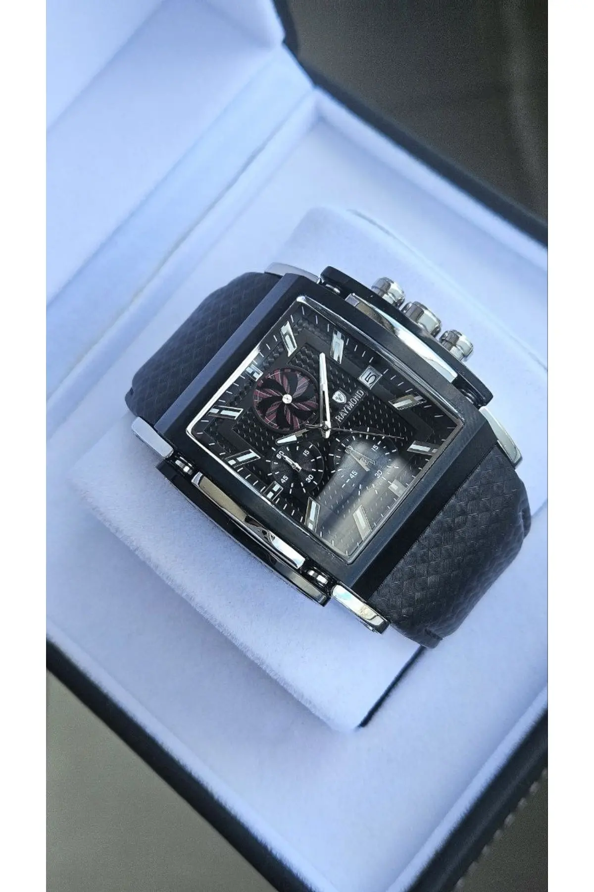 YENİ LİMİTED EDİTİON RYM-8309 QUARTZ MEKANİZMA ERKEK KOL SAATİ - ÇELİK KASA - 2 YIL GARANTİ SS-BK