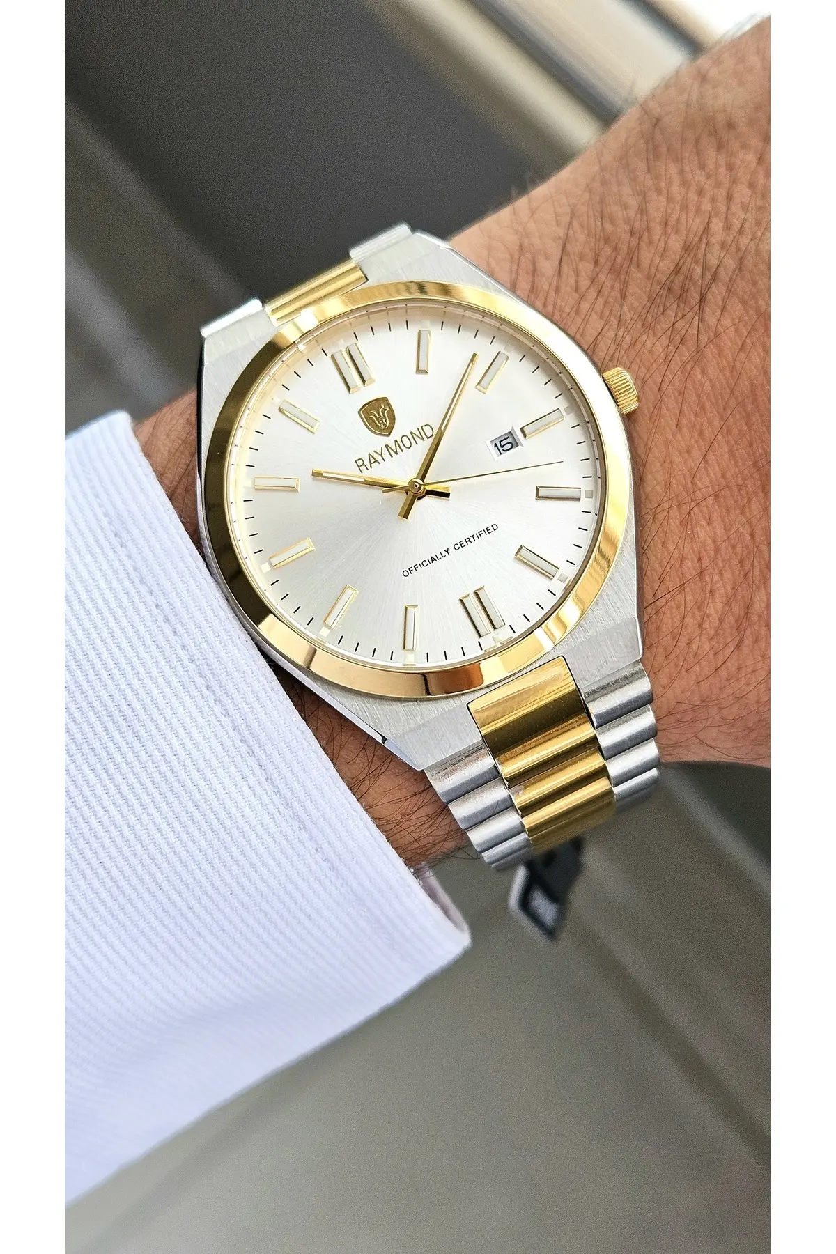 RYM-611189M QUARTZ ERKEK KOL SAATİ - KASA VE KORDON ÇELİK - 2 YIL GARANTİ IPG-W