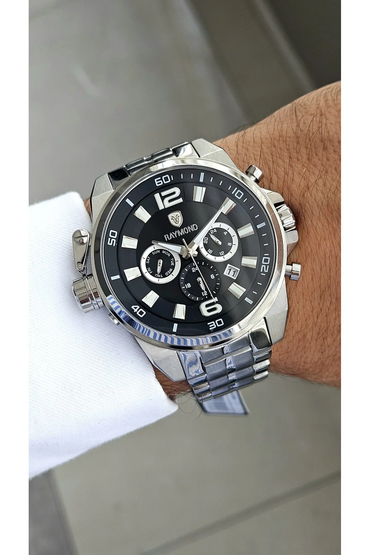 RYM-4702 ERKEK SPOR SAAT SS-BK