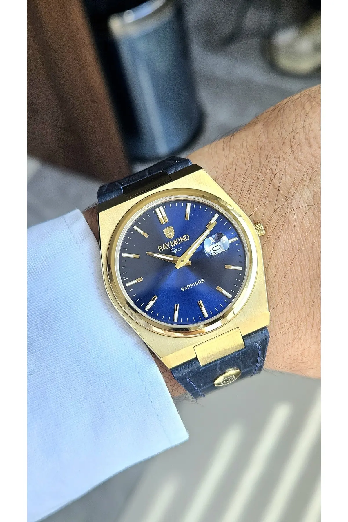 ERKEK KOL SAATİ RYM-633061-SLIM-GOLD-BL