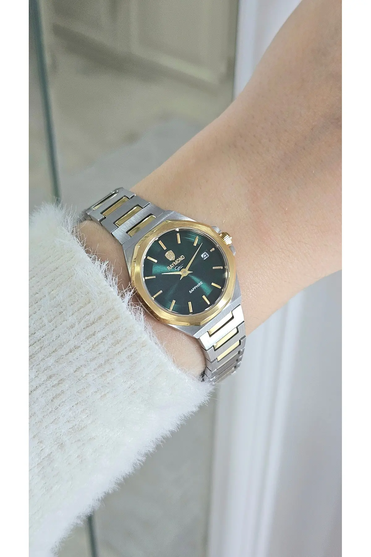RYM6-611505L QUARTZ KADIN KOL SAATİ - 2 YIL GARANTİ (26mm) IPG-GREEN