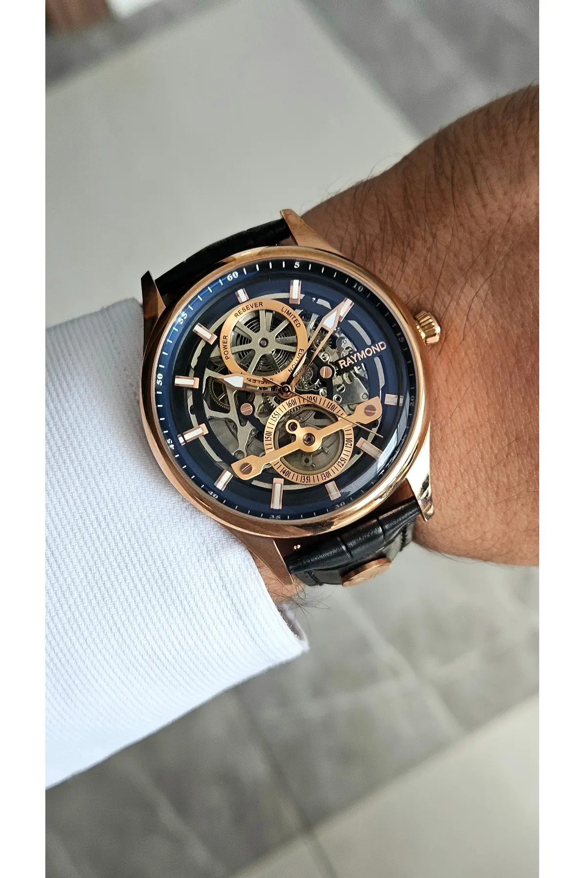 ERKEK KOL SAATİ RYM-280267-ROSE-BK