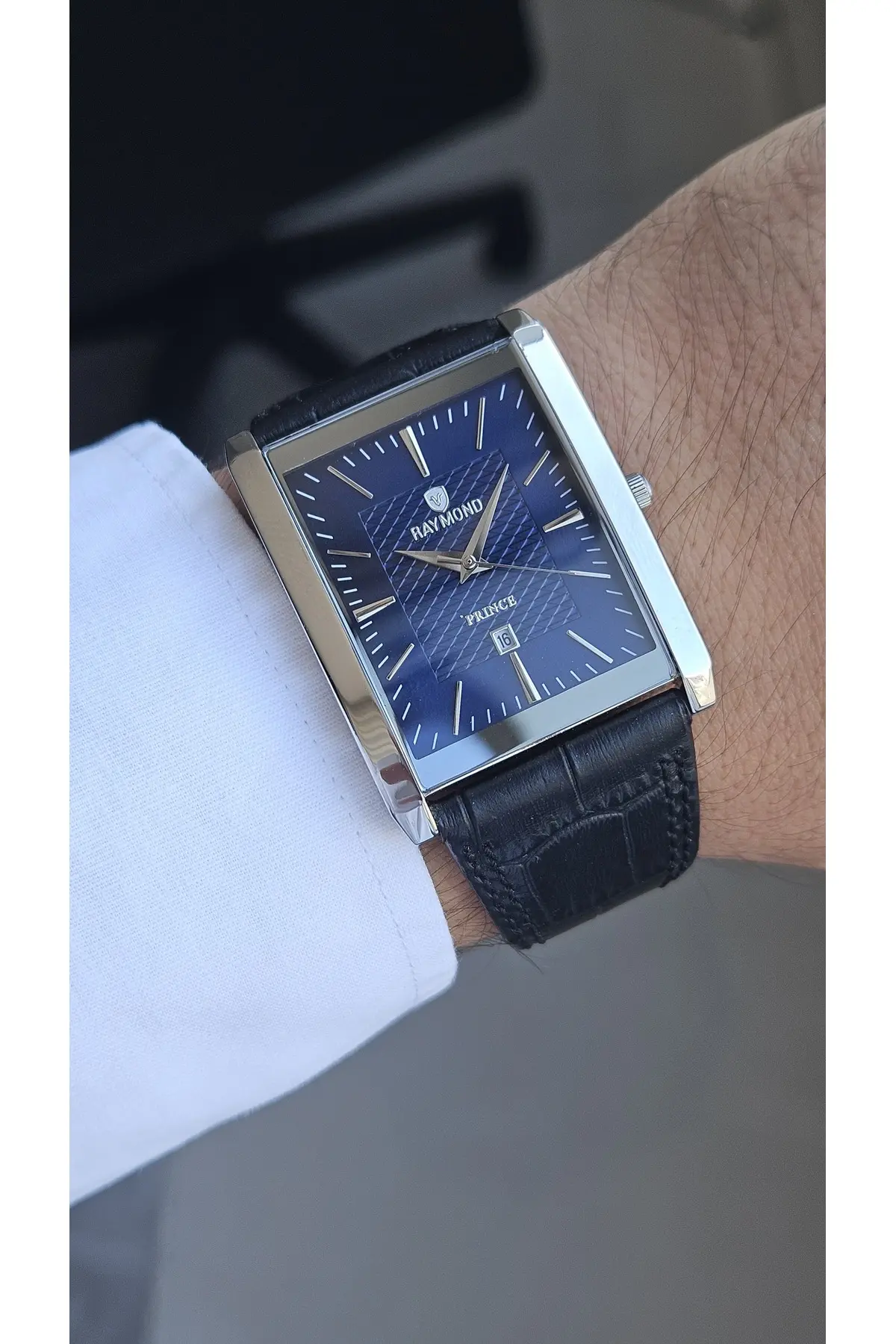 RYM-3551M QUARTZ KLASİK KOL SAATİ - 2 YIL GARANTİ GÜMÜŞ-LACİVERT
