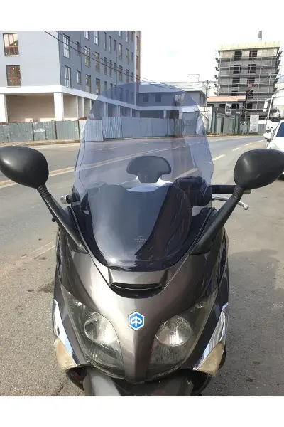 Piaggio X Evo 400 Ön Cam 2008-2016 Model 70cm Füme Renkli 4mm UZUN