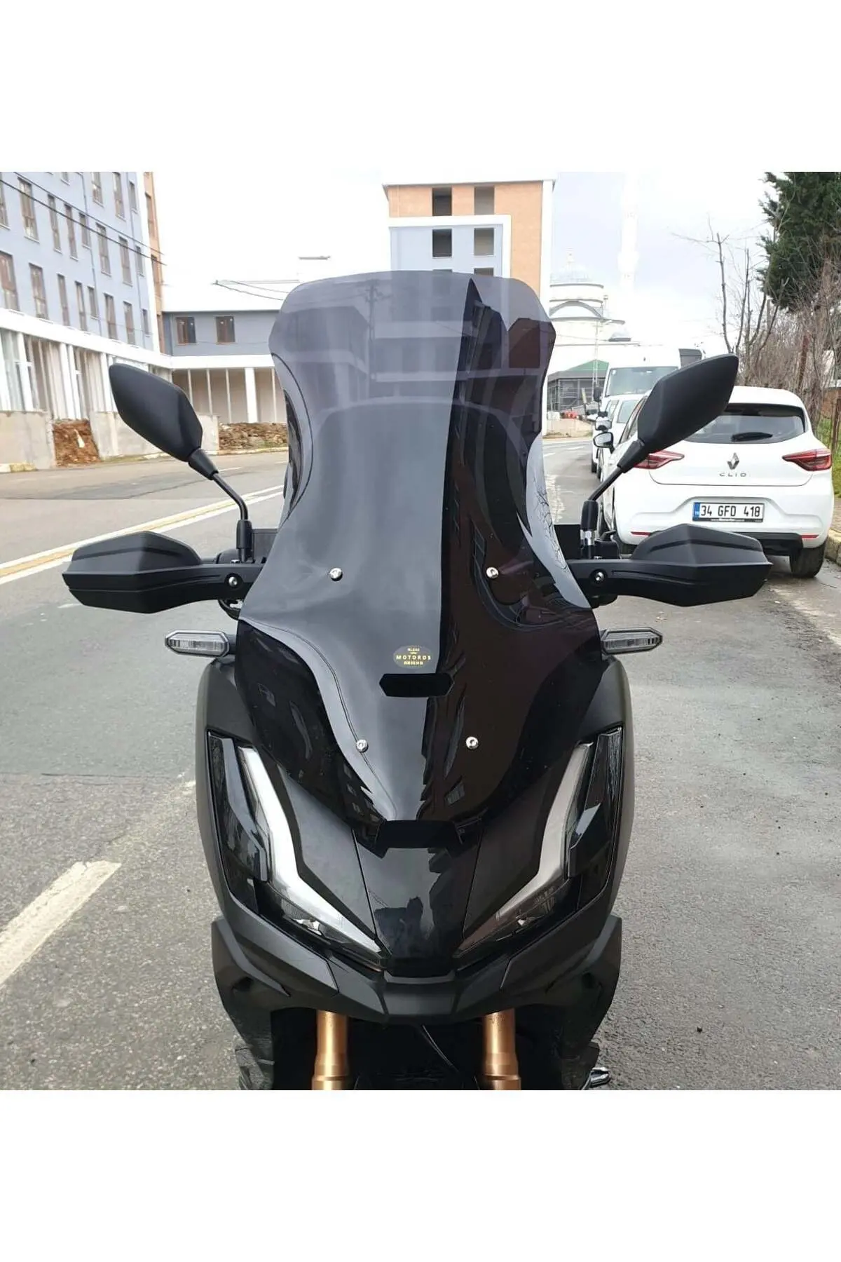Honda Adv 350 Ön Cam 2023-2026 Model 72cm Siyah Renkli 4mm UZUN