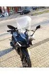 Bajaj Pulsar RS 200 Ön Cam 2015-2026 Model 56cm Şeffaf Renkli 4mm UZUN CAM-2