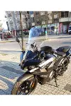 Bajaj Pulsar RS 200 Ön Cam 2015-2026 Model 56cm Şeffaf Renkli 4mm UZUN CAM-3