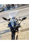 Bajaj Pulsar RS 200 Ön Cam 2015-2026 Model 56cm Şeffaf Renkli 4mm UZUN CAM-4