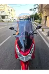 Honda PCX Ön Cam 2011-2013 Model 83cm Füme Renkli 4mm UZUN-5