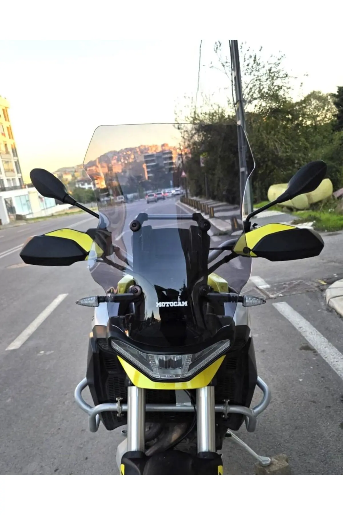 Aprilia Tuareg 660 Ön Cam 2022-2026 Model 58cm Füme Renkli 4mm