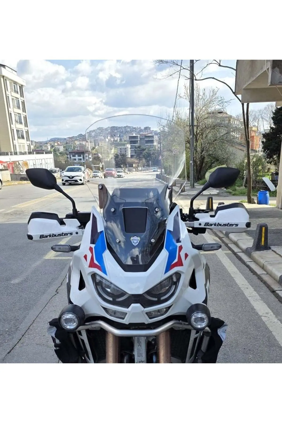 Honda Africa twin CRF 1100 L4 Ön Cam 2023-2026 Model 54cm Şeffaf Renkli 4mm UZUN