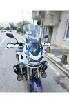 Honda Africa twin CRF 1100 L4 Ön Cam 2023-2026 Model 54cm Şeffaf Renkli 4mm UZUN-2