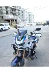 Honda Africa twin CRF 1100 L4 Ön Cam 2023-2026 Model 54cm Şeffaf Renkli 4mm UZUN-5