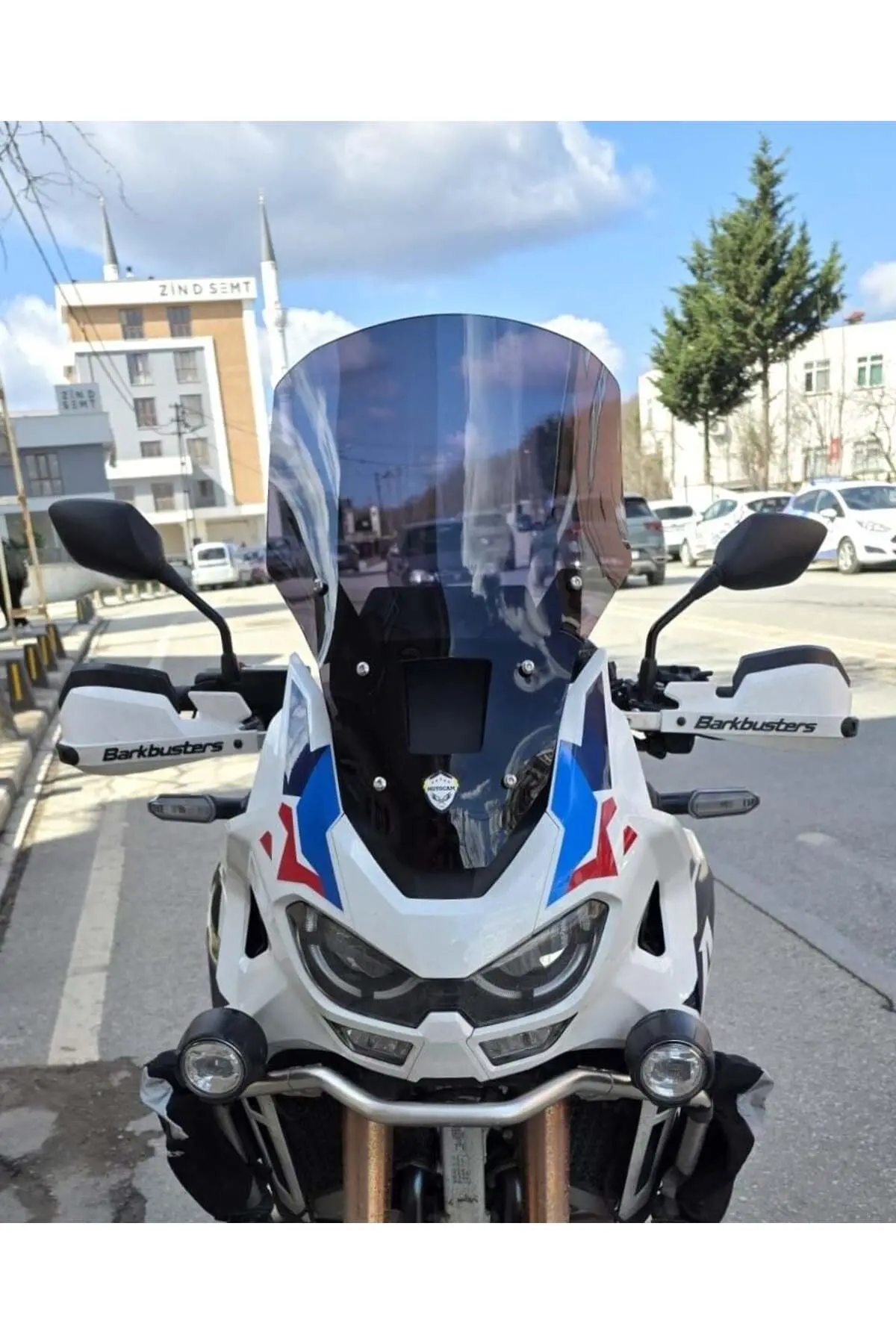 Honda Africa twin CRF 1100 L4 Ön Cam 2023-2026 Model 54cm Siyah Renkli 4mm UZUN