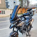 MOTOCAM Voge DSX 650 Ön Cam 2022-2026 Model 55cm Siyah Renkli 4mm KISA-2
