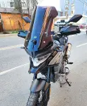 MOTOCAM Voge DSX 650 Ön Cam 2022-2026 Model 55cm Siyah Renkli 4mm KISA-6