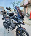 MOTOCAM Voge DSX 650 Ön Cam 2022-2026 Model 55cm Siyah Renkli 4mm KISA-7