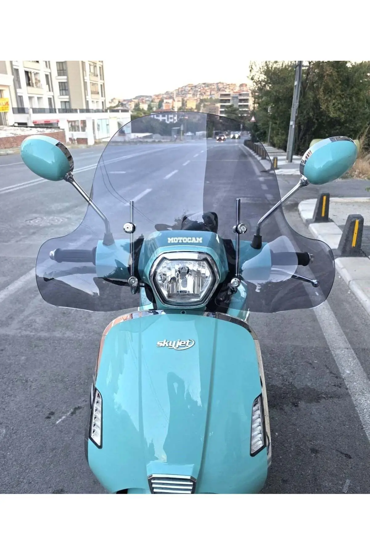 Skyjet Bellina Ön Cam 2024-2026 Model 41cm Füme Renkli 4mm Elcikli APARATSIZ