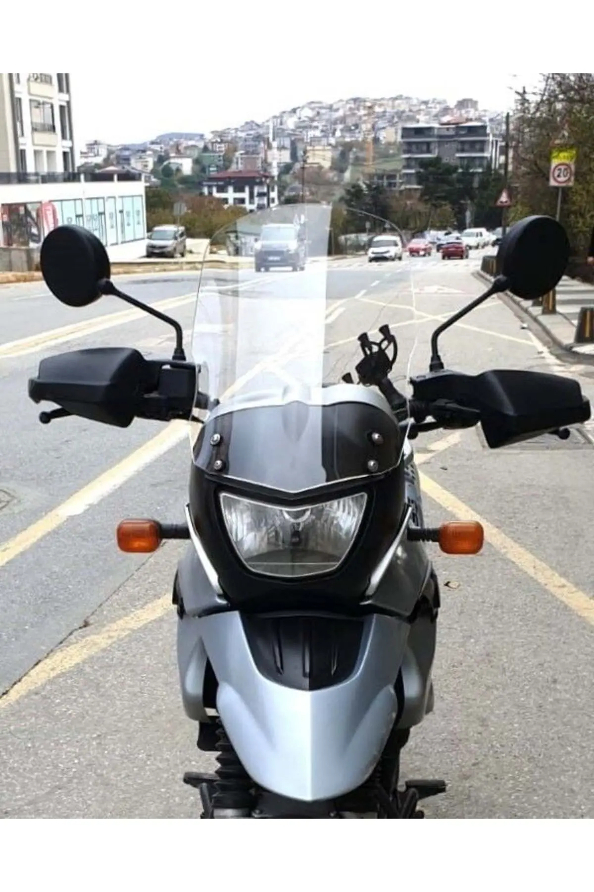 Bmw F 650 GS Ön Cam 2004-2007 Model 45cm Şeffaf Renkli 4mm