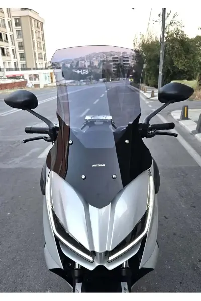 RKS RZ 250 S Ön Cam 2022-2026 Model 68cm Füme Renkli 4mm UZUN