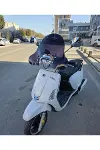 Kymco Like 200 Ön Cam 2009-2023 Model 43cm Siyah Renkli 4mm APARATSIZ-3