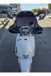 Kymco Like 200 Ön Cam 2009-2023 Model 43cm Siyah Renkli 4mm APARATSIZ-7