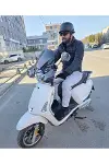 Kymco Like 200 Ön Cam 2009-2023 Model 43cm Siyah Renkli 4mm APARATSIZ-8
